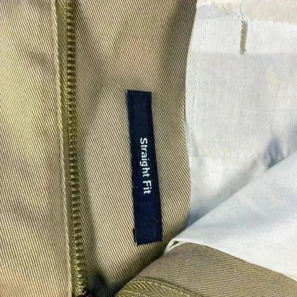 Round Tree and Yorke khaki Travel Smart men’s work pants straight fit stretch - Picture 4 of 9